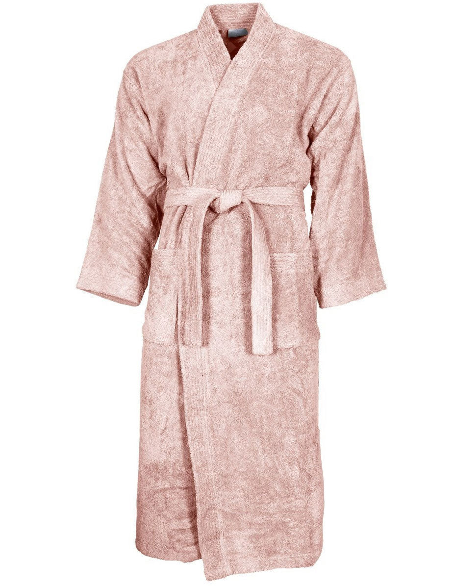 Peignoir de bain coton col kimono personnalisé